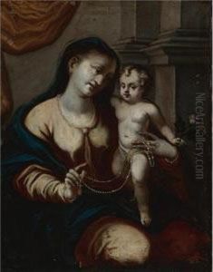 The Madonna And Child With A Rosary by Pier Francesco Piola