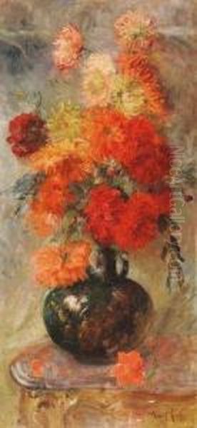 Bouquet De Fleurs Sur Un Entablement - view 1