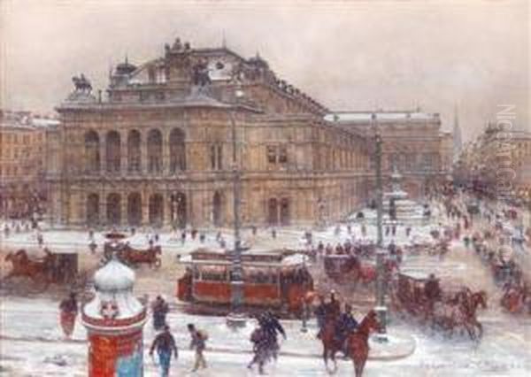 Die Staatsoper Im Winter - view 1