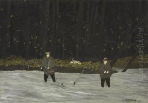 Fishing In The Brandywine: Early Fall by Horace Pippin
