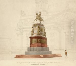 Vue Perspective Du Monument Projete A La Glorieuse Memoire De L'empereur Nicolas I<->er<-> Vue Perspective Du Monument Projete A La Glorieuse Memoire De L'empereur Nicolas I<->er<->