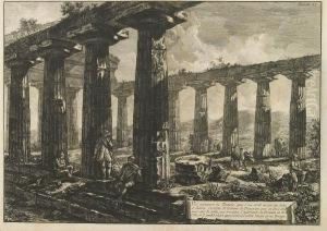 Vue Interieure Du Temple by Giovanni Battista Piranesi