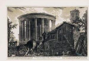 "veduta Del Tempio Della Sibilla In Tivoli""