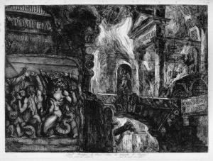 Grand Frontispice Des Antiquites De Pompeia by Giovanni Battista Piranesi