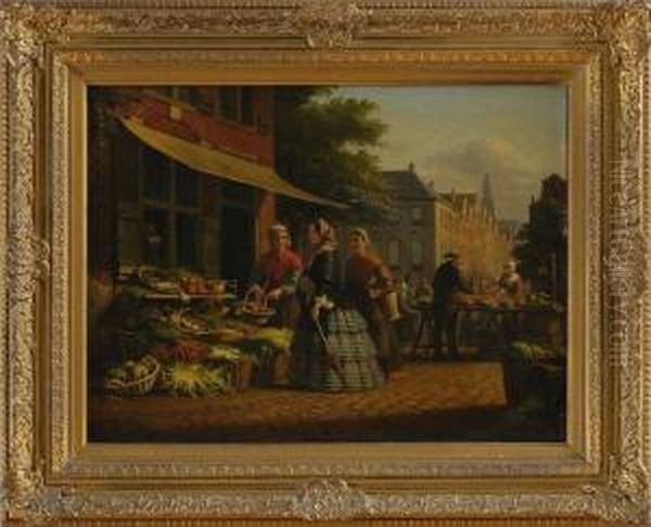 Piron: Market Scene - view 1