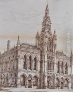The Town Hall In Inverness by John B. Pirrie