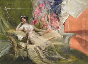 Reclining Beauty by Adolf Pirsch
