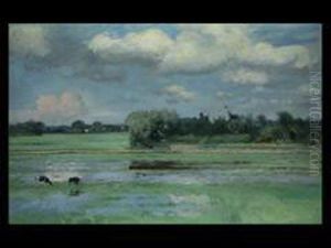 Landschaft In Holland by Adolf Pirsch