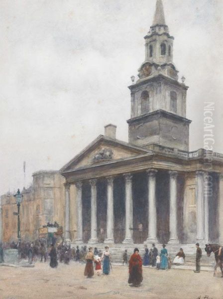 St. Martin In The Fields, Trafalgar Square, London - view 1