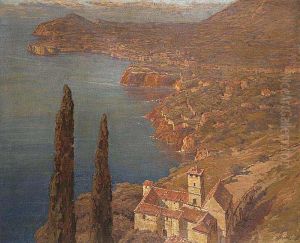 A View Of Dubrovnik by Josef Pisecky