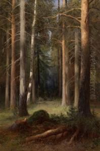 In A Pine Grove by Aleksey Alexandrov. Pisemsky