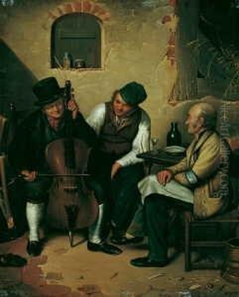 Der Dorfgeiger Im Wirtshaus. - view 1