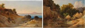 Veduta Di Napoli by Anthonie Sminck Pitloo