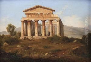 The Temple Of Athena At Paestum