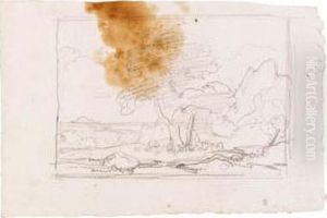 Paesaggio Nei Pressi Dinapoli by Anthonie Sminck Pitloo