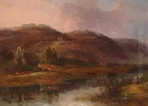 A View Of Tintern Abbey Looking West