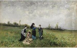 Pomeriggio Di Sole In Campagna by Carlo Pittara