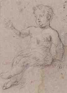 Studio Di Un Putto by Giovanni Battista Pittoni the younger