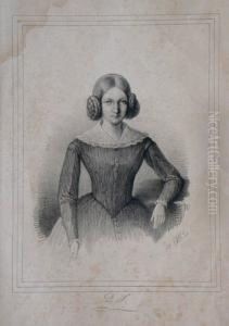 Portret Damy by Feliks Piwarski