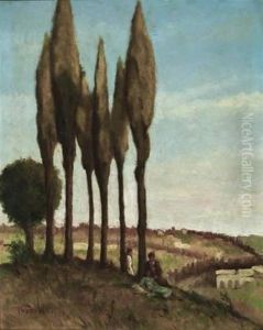Cipressi by Feruccio Pizzanelli