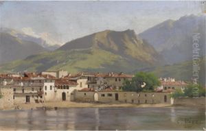 Veduta Del Lago Maggiore by Carlo Pizzi