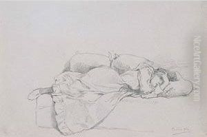 "mujer Recostada" by Cecilio Pla