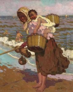 "con La Cruz A Cuestas"