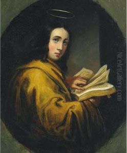 Portrait Of A Saint by Antoine Sebastien Plamondon