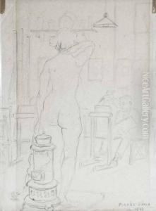 La Modelo Del Artista by Francisco Planas Doria