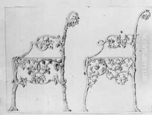 Album Comprenant Une Centaine De Dessins by Jean-Baptiste-Louis Plantar