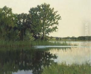 A View On The Lake by Stefan Plater-Zyberk