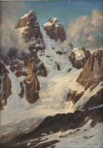 Paysage De Montagne by Ernst Heinrich Platz