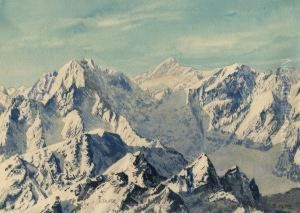 Alpenlandschaft by Ernst Heinrich Platz