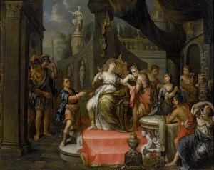 The Death Of Sophonisba by Johann Georg Platzer