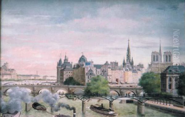 Ile De La Cite (1888) - view 1