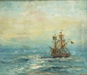 A Boat At Sea A Boat At Sea