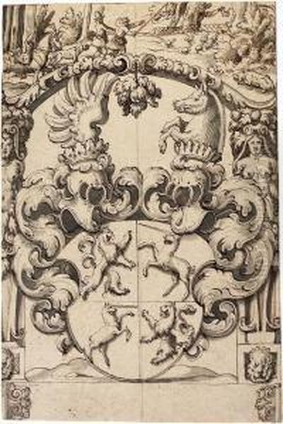 A Heraldic Shield - view 1