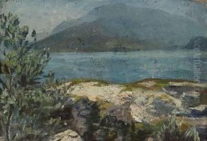 Lakeshore In Summer by Hermann Pleuer