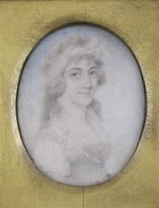 Miniature Of Anne Wilson, Wife Of John Wilson Of Melton Hill House, Brough, Yorks by Nathaniel Plimer
