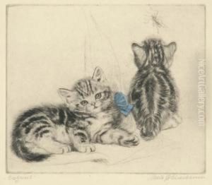 Cat Studies by Meta Pluckebaum
