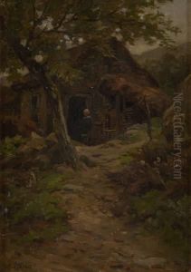 Pres De La Chaumiere by Andre Plumot