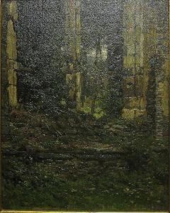Landschap Met Ruine by Andre Plumot