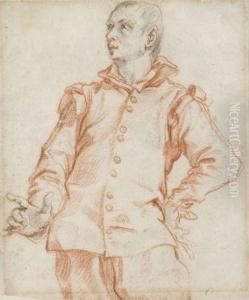 Jeune Homme Regardant Vers La Droite by Bernardino Barbatelli Poccetti