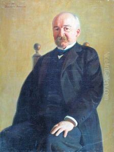 Portret Prof. Mieczyslawa Lazarskiego by Kazimierz Pochwalski