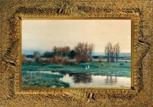 Pastuszkowie Nad Rzeka by Michal Pociecha