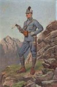 "offizier Der Sudfrontdes Ersten Weltkrieges by Alexander Pock