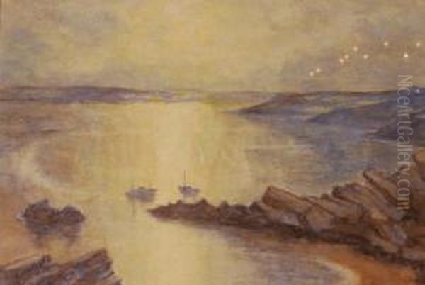 Boats At Anchor In Abay - view 1