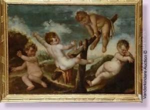 Jeux De Putti by Giovanni Andrea Podesta