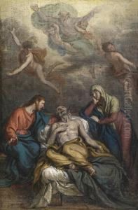The Death Of Saint Joseph by Francesco Podesti