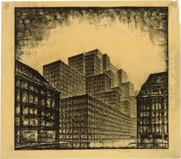 Messehaus Hamburg, Wettbewerbsentwurf, Vorschlag B - view 1